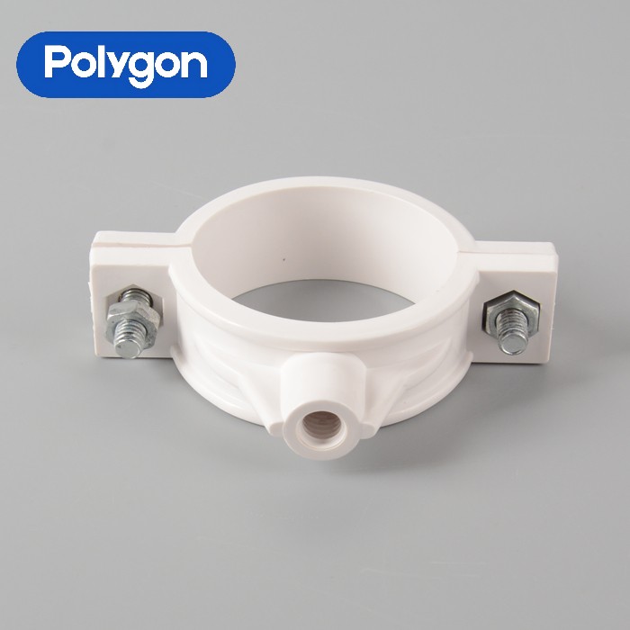 เล็บ Polygon PVC Clamp-Without Nail